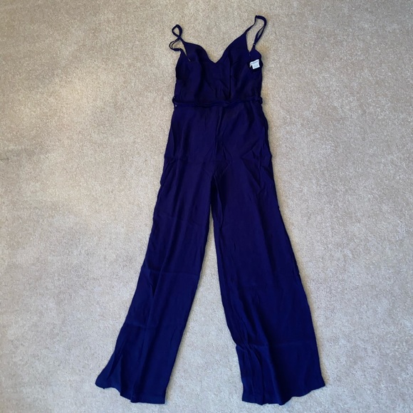 GLAMOROUS navy jumpsuit - Picture 2 of 3